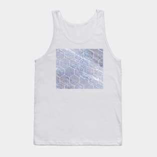 Botanico Porpora - purple marble hexagons Tank Top